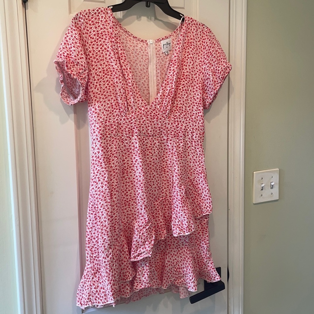 Princess Polly Red flower dress